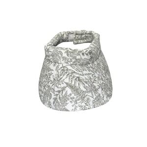 NEW Terrain Botanical Print Wide Brim Sun Visor Hat Adjustable Cotton Women